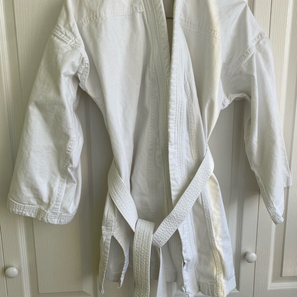 Plain White Heavy Weight Karate/ Tokaido Uniform - Picture 6 of 6